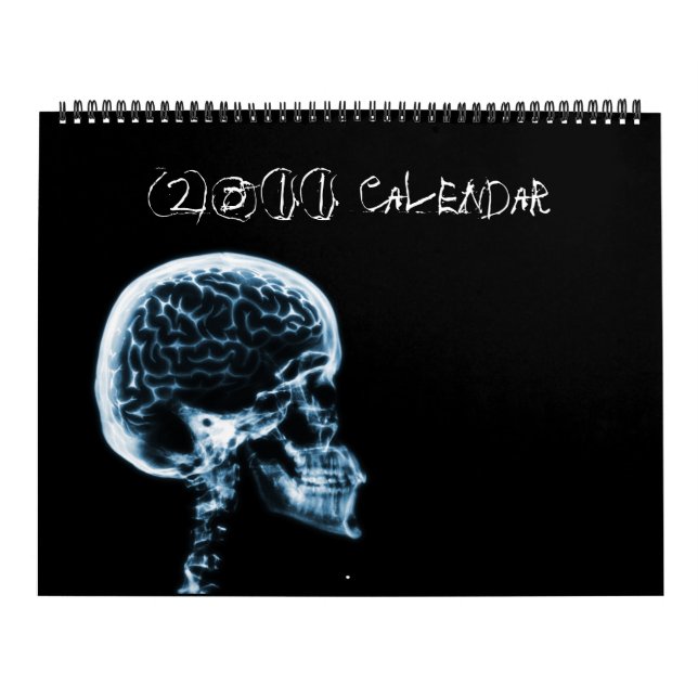 X-Ray Vision Skeleton 2011 Calendar (Cover)