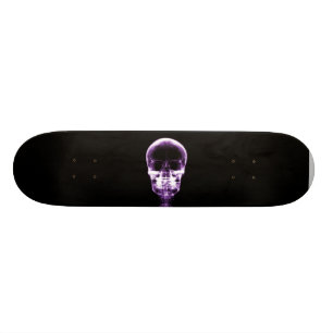 X-RAY VISION SKELETON SKULL - PURPLE SKATEBOARD