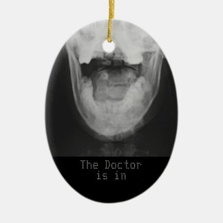 X-rayed 3 ceramic tree decoration