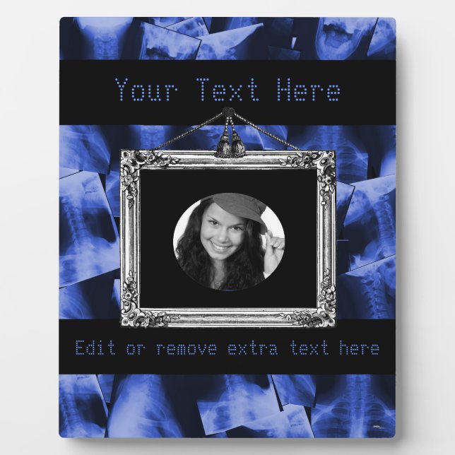 X-rayed - Electromagnetic Blue Plaque (Front)