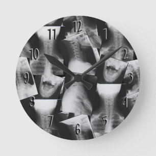 X-rayed Round Clock