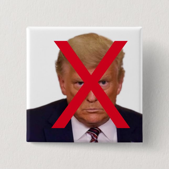 X Trump Button (Front)