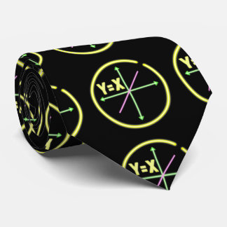 X=Y Liner equation Math Geek Tie