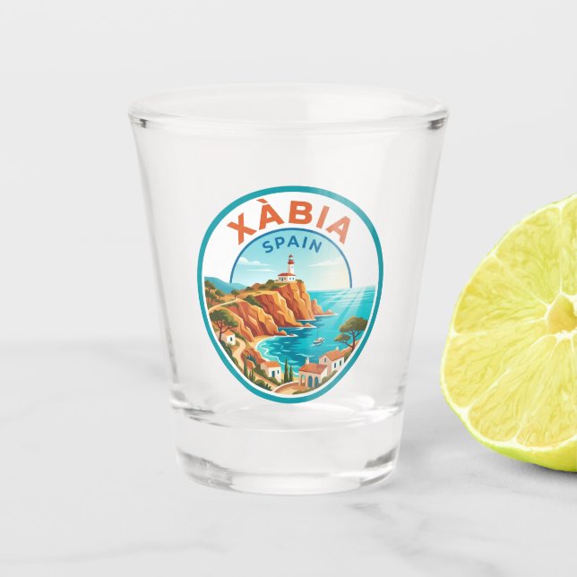 Xàbia Spain Shot Glass (Front)