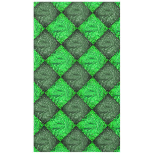 Xadrez verde falsa grama ou folhas de coqueiro. tablecloth