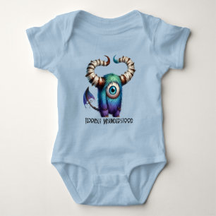 Xander - One-Eyed Monster T-Shirt Baby Bodysuit