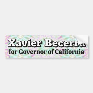 Xavier Becerra for Governor of California Bumper Sticker