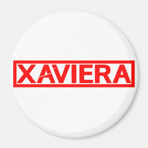Xaviera Stamp Magnet