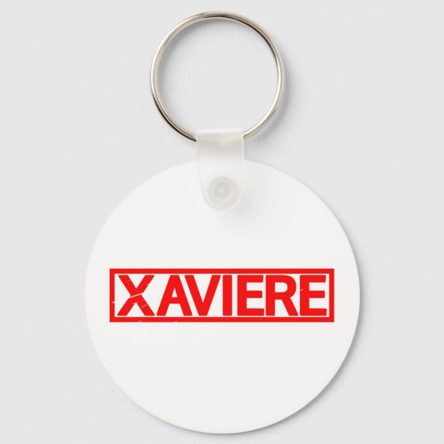 Xaviere Stamp Key Ring (Front)