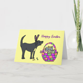 XB- Happy Easter dog card