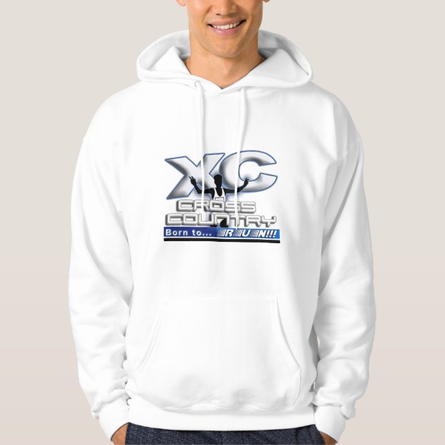 XC - CROSS COUNTRY - BORN TO RUN! HOODIE (Front)
