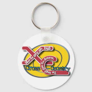 XC TOUGH MOTTO - CROSS COUNTRY KEY RING