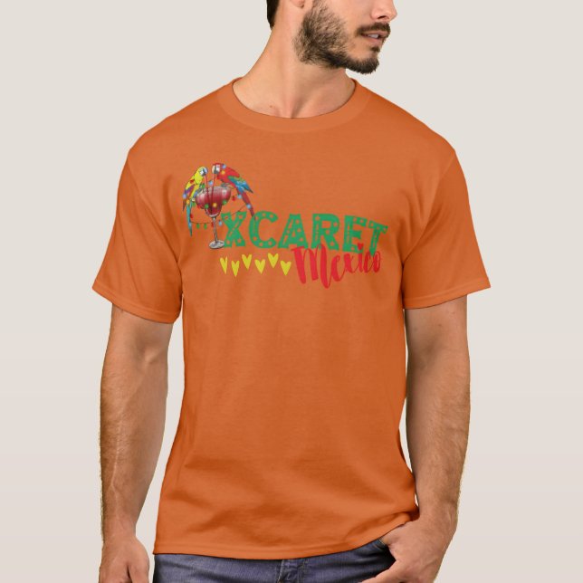 Xcaret Park Meico Xcaret Meico Bird funny T-Shirt (Front)