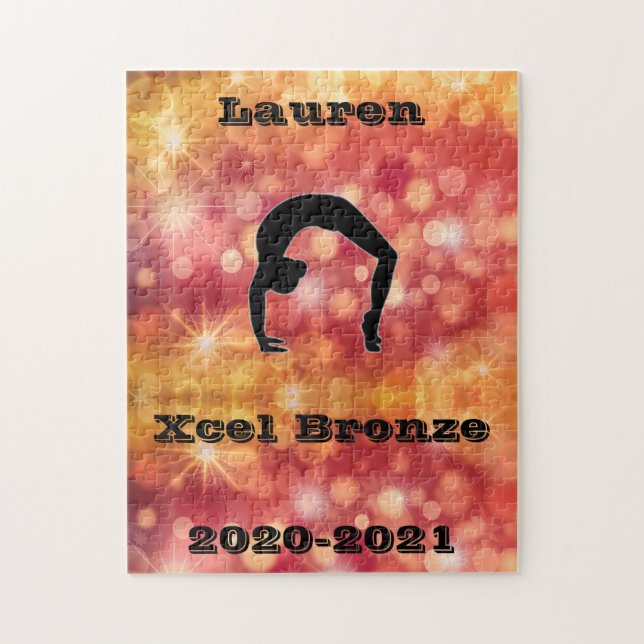 Xcel Bronze Gymnastics Jigsaw Puzzle (Vertical)