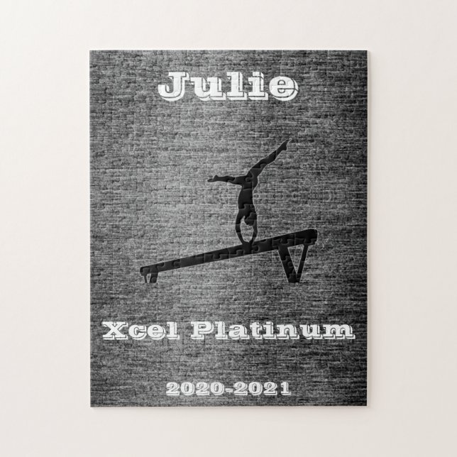 Xcel Platinum Gymnastics Custom Jigsaw Puzzle (Vertical)