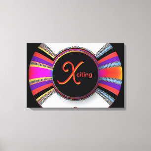  Xciting Rainbow  Canvas Print