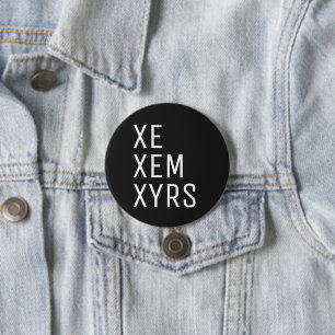 Xe Xem Xyrs Pronoun 7.5 Cm Round Badge