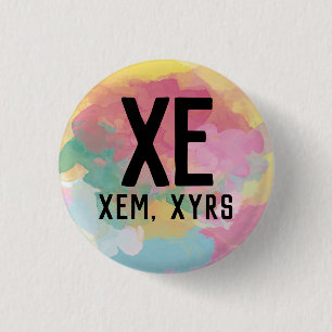 Xe Xem Xyrs Pronouns Button