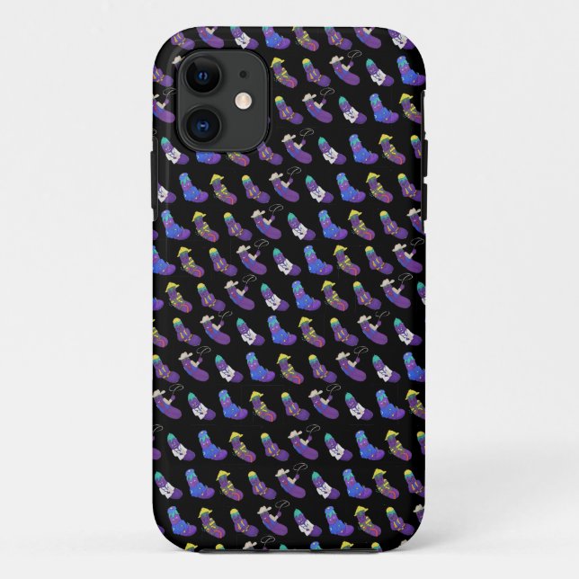 Xemoji Eggplant, Phone Case (Back)