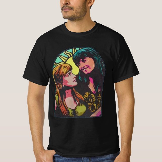 Xena and gabrielle T-Shirt (Front)