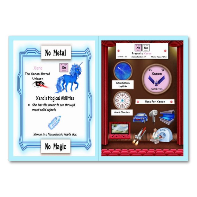 Xena - Xenon Horn Unicorn Trading Card (Front)