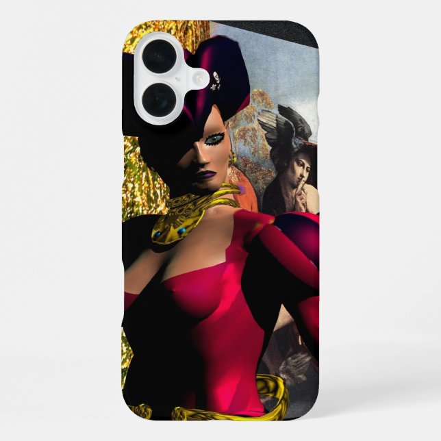 XENIA EXPLORES HYPERION'S ORBITER iPhone CASE (Back)
