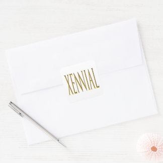 Xennial (Millennial) Square Sticker