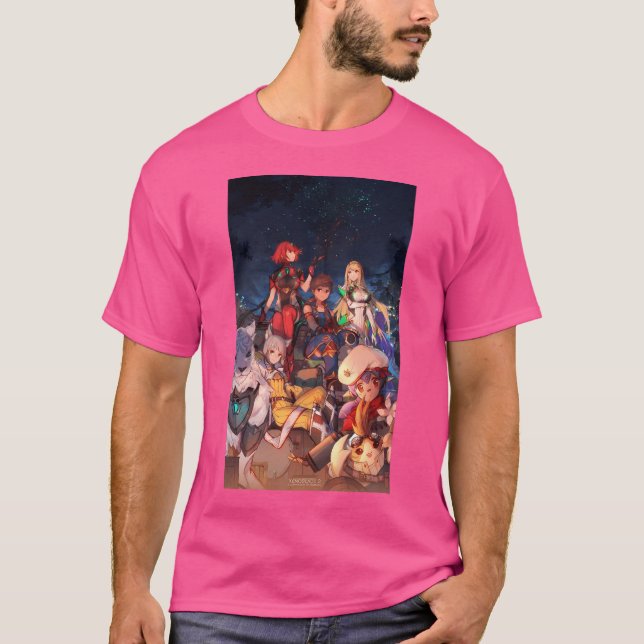 Xenoblade Chronicles 2 Group Video Game Art T-Shirt (Front)