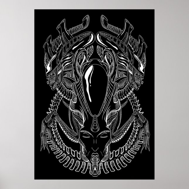 Xenomorph  Alien  HR Giger Poster (Front)