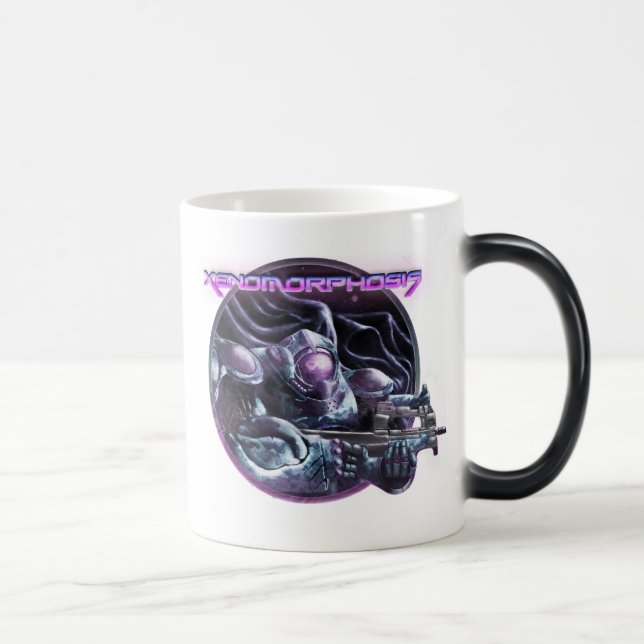 Xenomorphosis Circle Logo Magic Mug (Right)