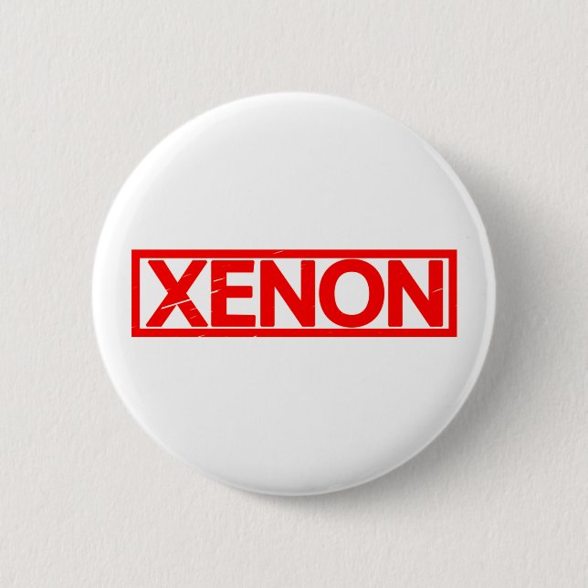 Xenon Stamp 6 Cm Round Badge (Front)