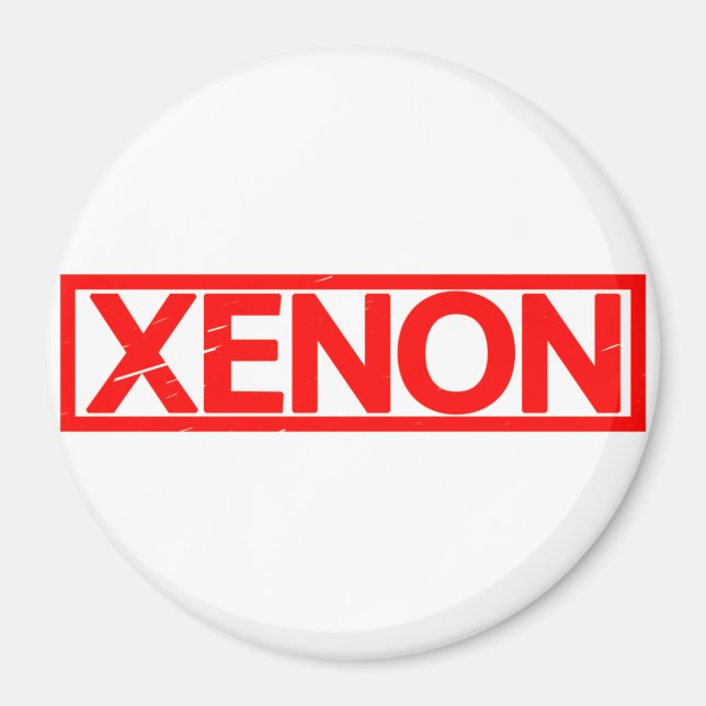 Xenon Stamp Magnet (Front)