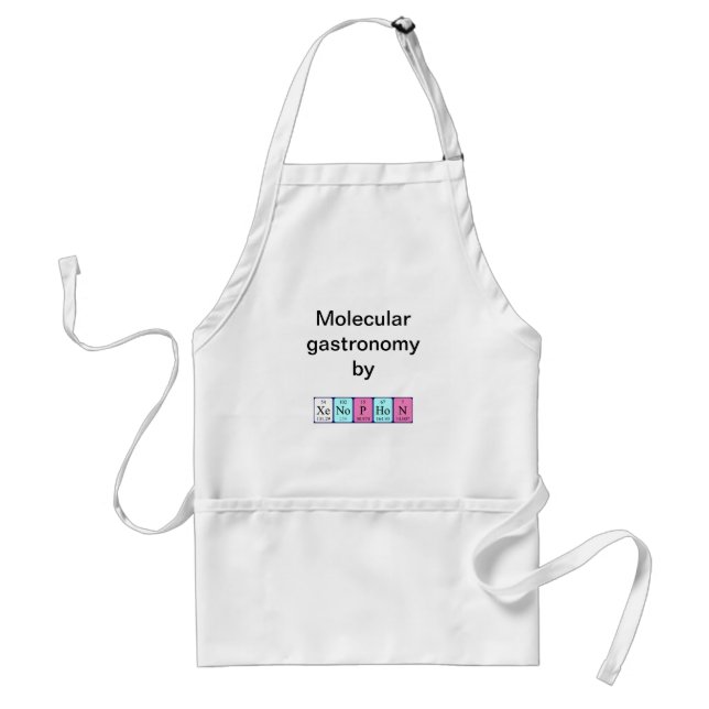 Xenophon periodic table name apron (Front)