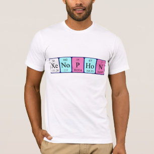 Xenophon periodic table name shirt