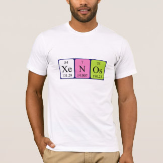 Xenos periodic table name shirt