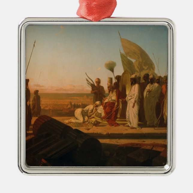 Xerxes at the Hellespont Metal Tree Decoration (Front)
