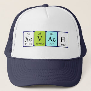Xevach periodic table name hat
