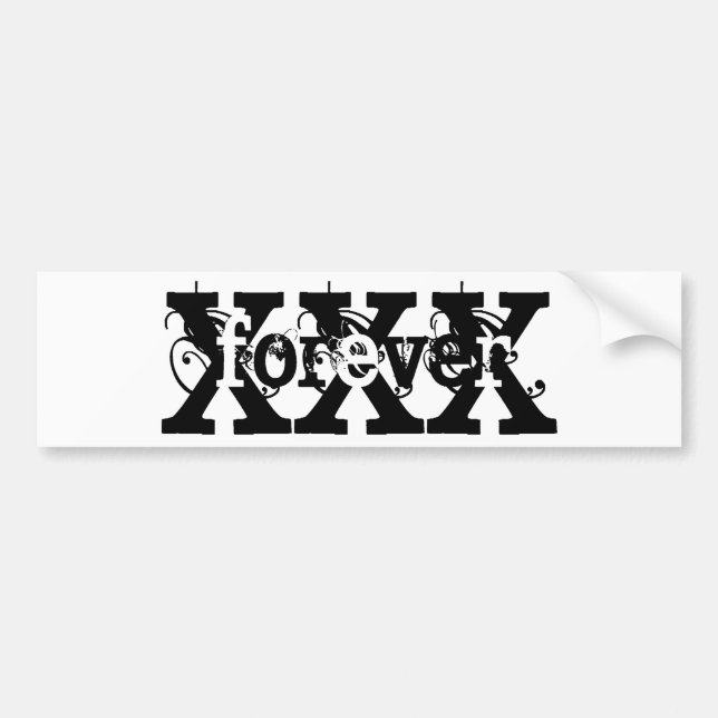 XFOREVERX BUMPER STICKER (Front)