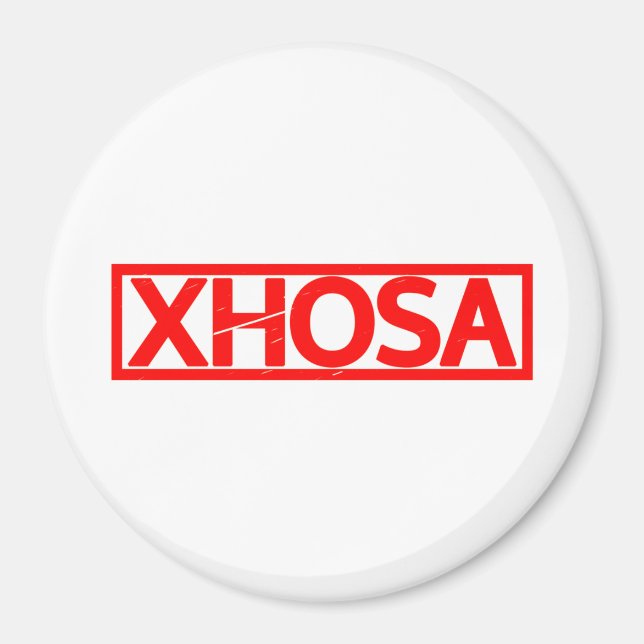 Xhosa Stamp Magnet (Front)