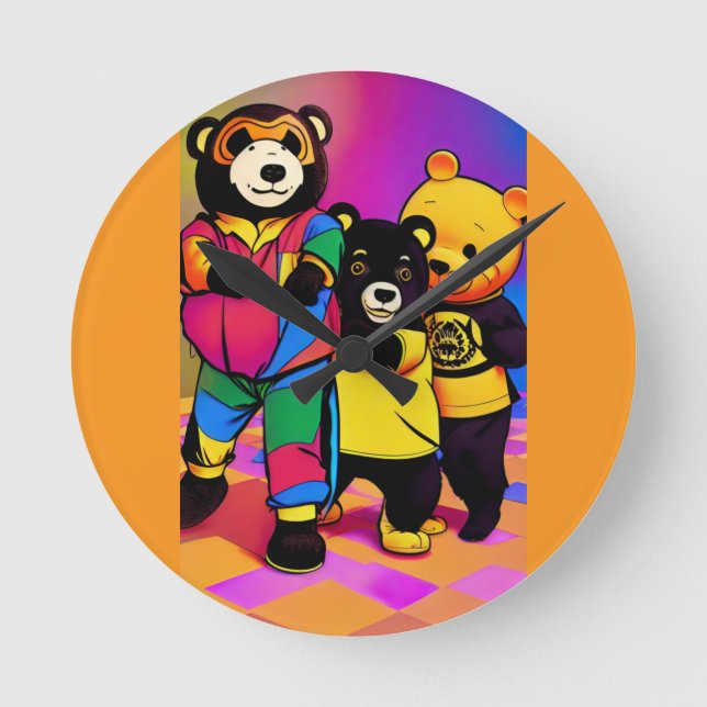 Xi Jinping at the Children's Party Round Clock (Front)