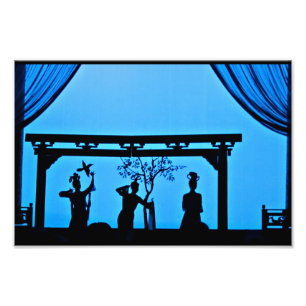 Xi'an Show Silhouette Photo Print