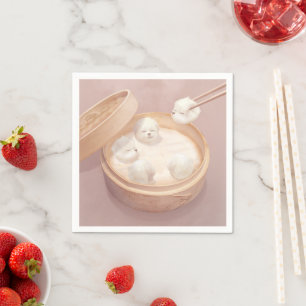 Xiao Long Bao Cute Illustration Napkin