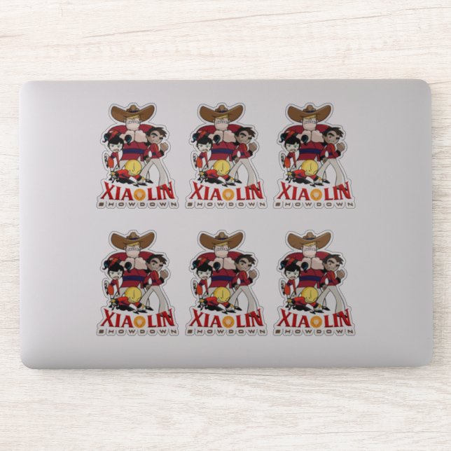 xiaolin showdown | 8"x 8"- Glossy Transparent (Computer)