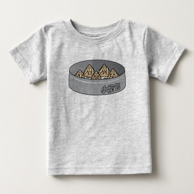 Xiaolongbao Chinese Soup Dumpling Dim Sum Bun Baby T-Shirt (Front)