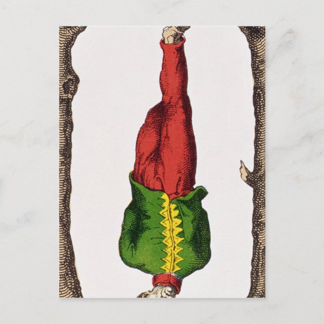 XII The Hanged Man, tarot card (Front)