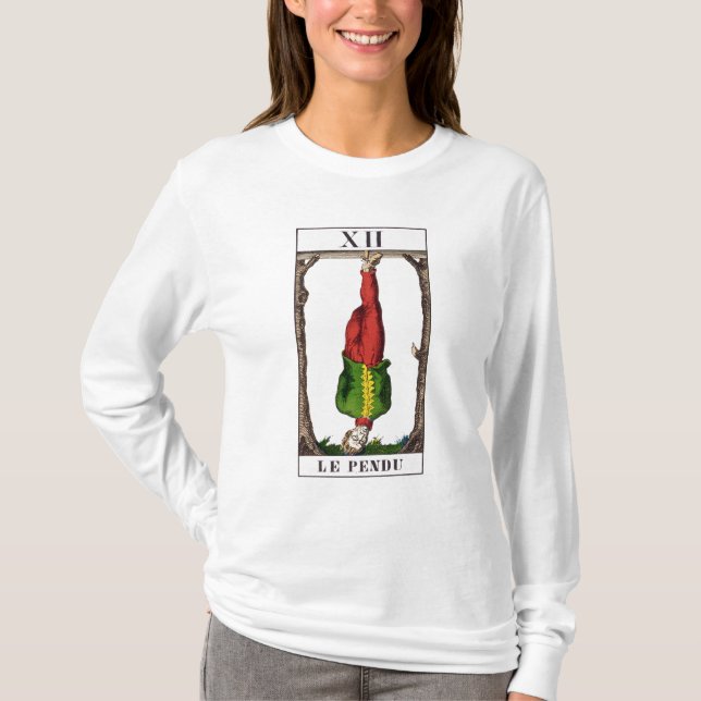 XII The Hanged Man, tarot card T-Shirt (Front)