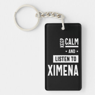 Ximena Personalised Name Birthday Gift Key Ring