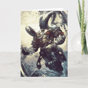 Xing Tain Blank Greeting Card