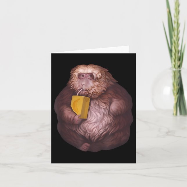 Xing Xing Monkey Meme – Funny Viral Design  Card (Front)