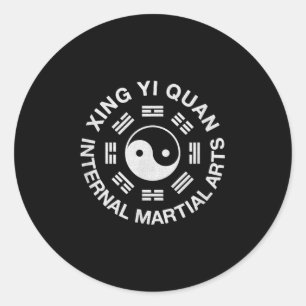 Xingyi Internal Martial Arts  Classic Round Sticker